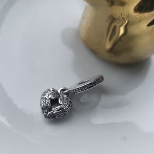 Pandora Silver Heart Charm Bracelet